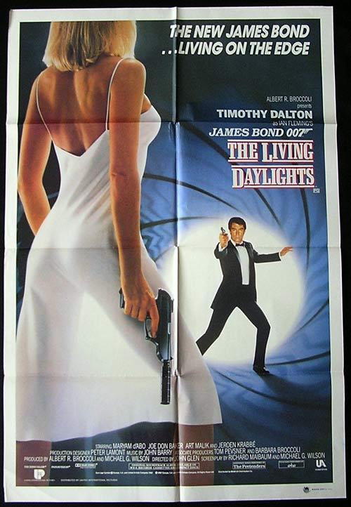 LIVING DAYLIGHTS, The ’87-James Bond RARE AUSTRALIAN 1 sht poster