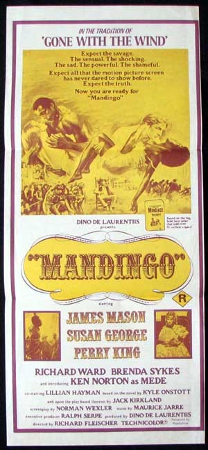 MANDINGO Ken Norton James Mason Daybill Movie poster