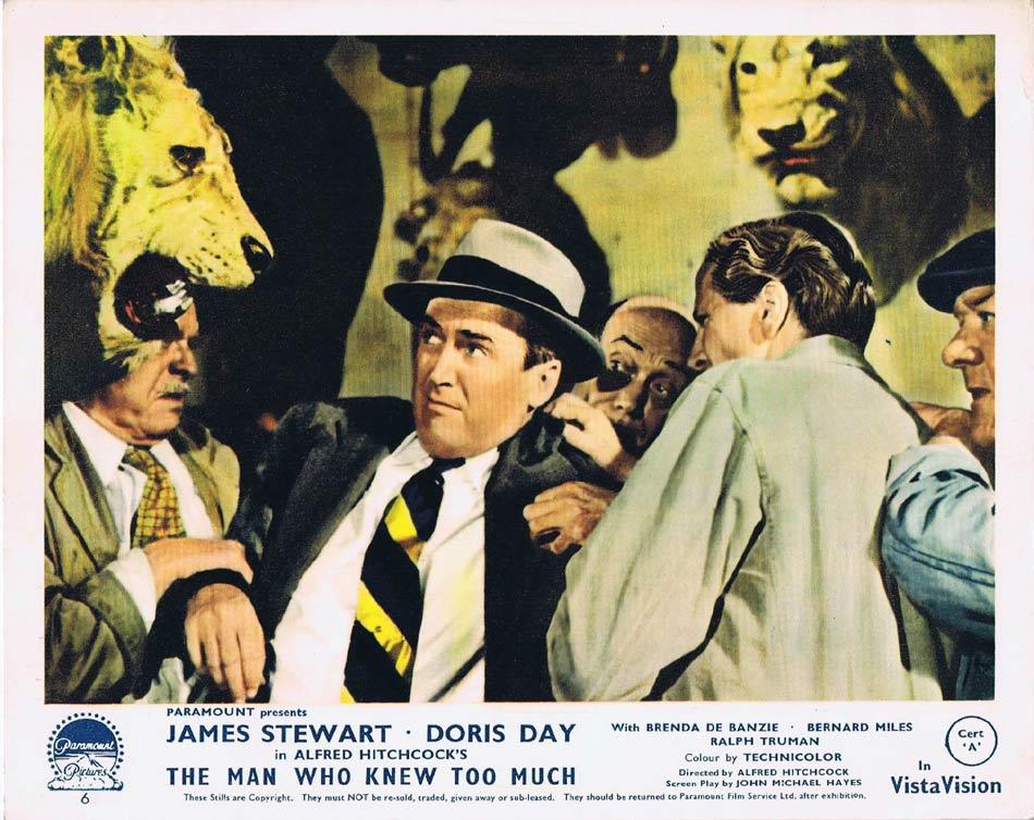 THE MAN WHO KNEW TOO MUCH Front of House Movie Still 7 James Stewart
