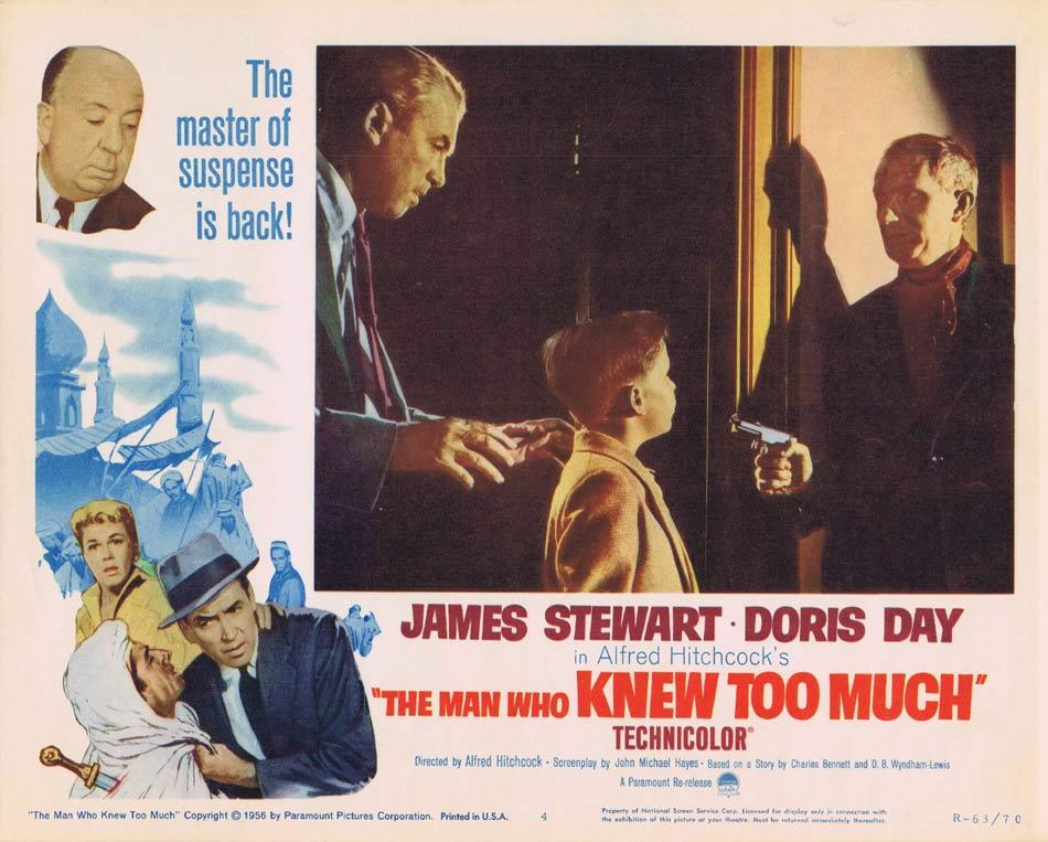 THE MAN WHO KNEW TOO MUCH Lobby Card 4 1963r Doris Day Alfred Hitchcock