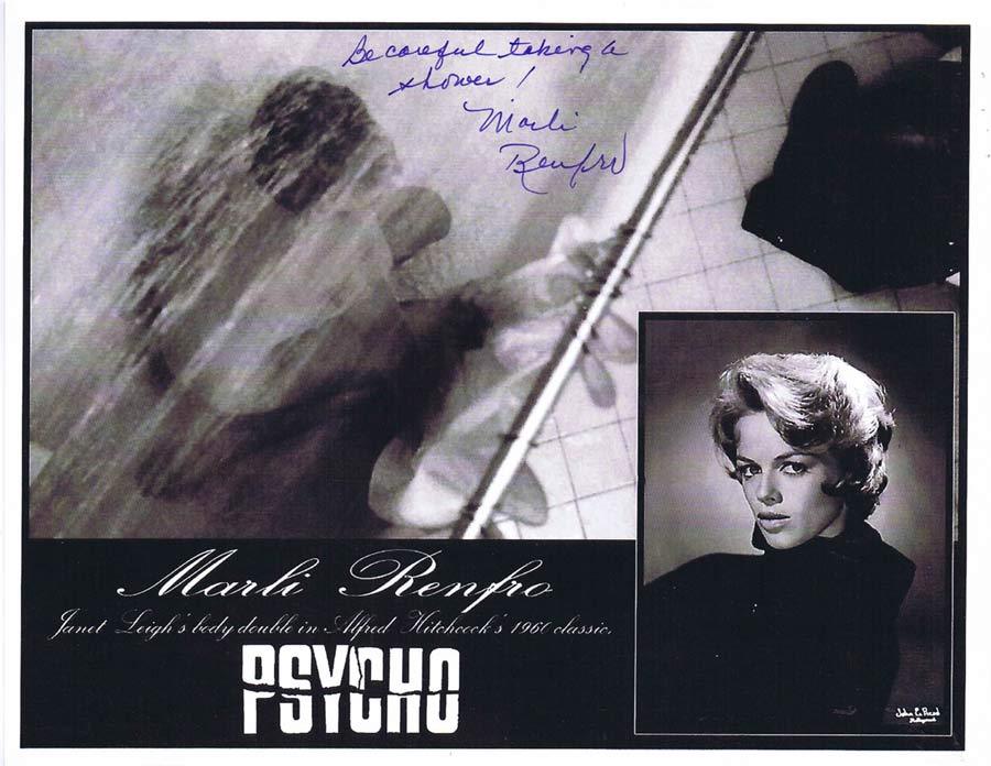 MARLI RENFRO Autograph 8 x 10 Photo from PSYCHO Hitchcock 3