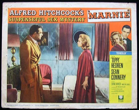MARNIE Lobby Card 1 1964 Alfred Hitchcock Connery Hedren