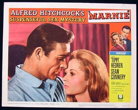 MARNIE Lobby Card 3 1964 Alfred Hitchcock Connery Hedren