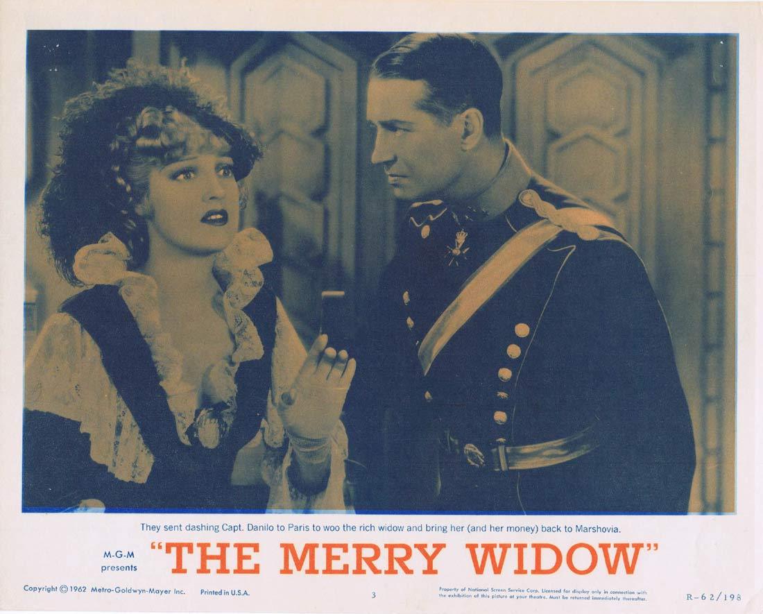 THE MERRY WIDOW 1962r Lobby Card 3 Maurice Chevalier Jeanette MacDonald