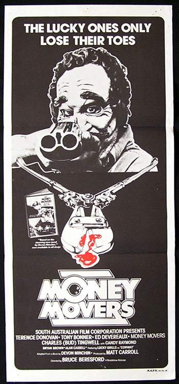 MONEY MOVERS 1978 Bruce Beresford RARE Movie Poster B