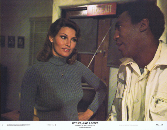 MOTHER JUGS AND SPEED 1976 Raquel Welch Bill Cosby Lobby Card 7