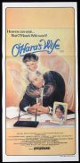 O'HARAS WIFE Original Daybill Movie poster Edward Asner Mariette Hartley Jodie Foster
