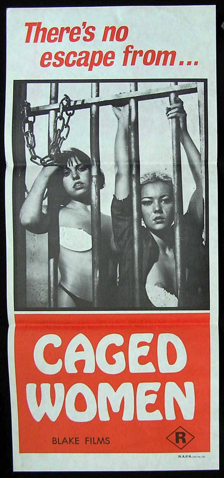 Caged Women Daybill Movie Poster Jesus Franco Barbed Wire Dolls 