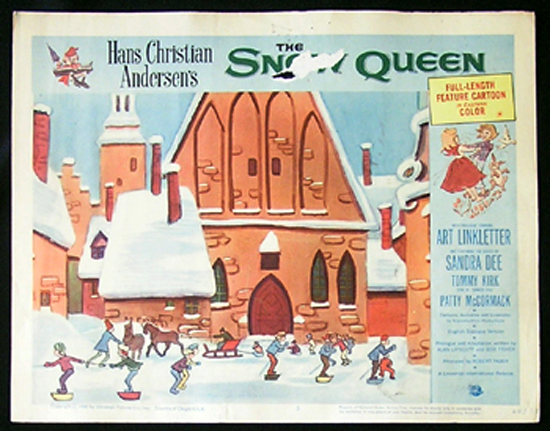 HANS CHRISTIAN ANDERSEN’S THE SNOW QUEEN 1960 Lobby Card 5 1971 Animated Film