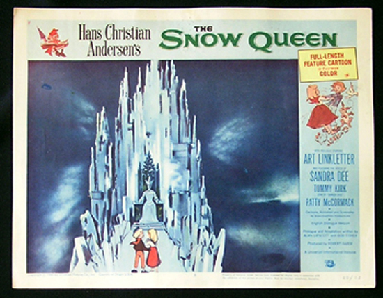 HANS CHRISTIAN ANDERSEN’S THE SNOW QUEEN 1960 Lobby Card 8 1971 Animated Film