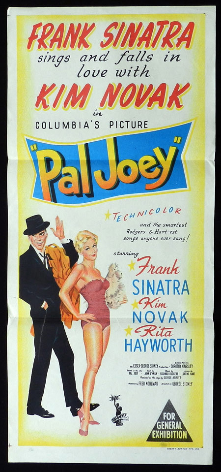 Pal Joey Original Daybill Movie Poster Frank Sinatra Kim Novak Moviemem Original Movie Posters