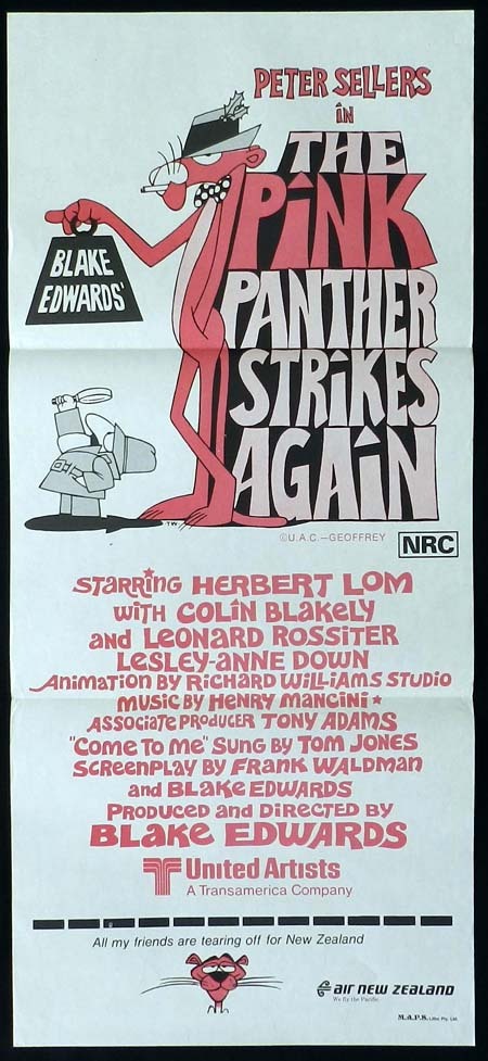 Peter Sellers Herbert Lom Pink Panther Poster 