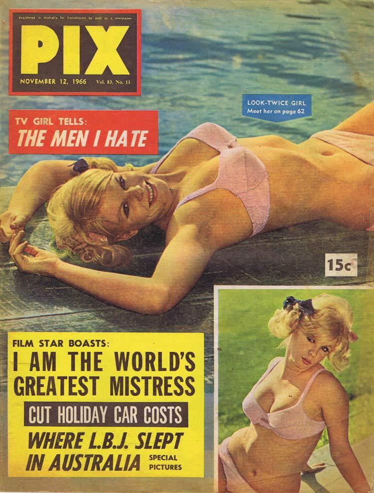 PIX Magazine Nov 12 1966 Where LBJ slept in Australia