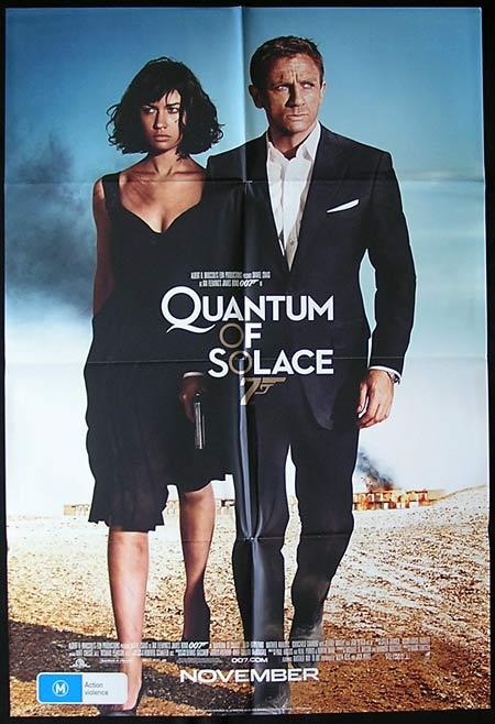 QUANTUM OF SOLACE 2008 James Bond Advance One sheet Movie Poster