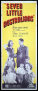 SEVEN LITTLE AUSTRALIANS Long Daybill Movie poster 1939 Ethel Turner