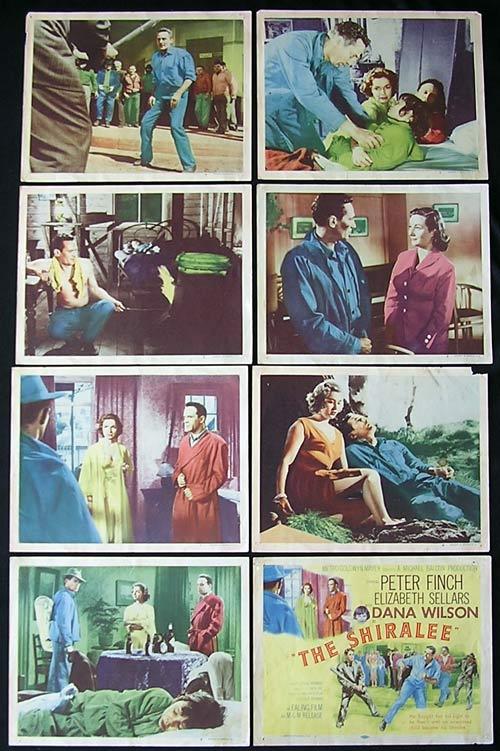 SHIRALEE, The ’57 Peter Finch VERY RARE Lobby card set