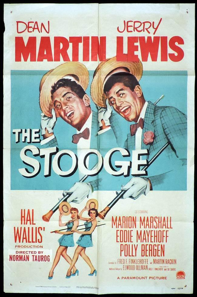 THE STOOGE Original One sheet Movie Poster DEAN MARTIN Jerry Lewis