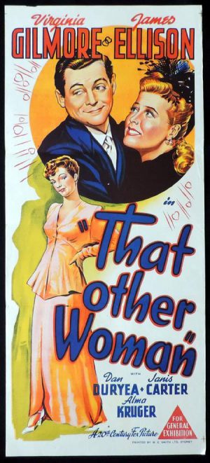 THAT OTHER WOMAN Original Daybill Movie Poster Virginia Gilmore ...