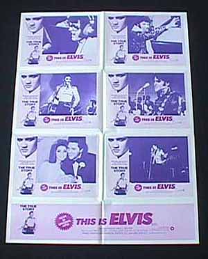 THIS IS ELVIS 1981 Elvis Presley ORIGINAL Photo sheet Movie Poster