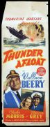 THUNDER AFLOAT Long Daybill Movie poster 1939 Wallace Beery Virginia Grey