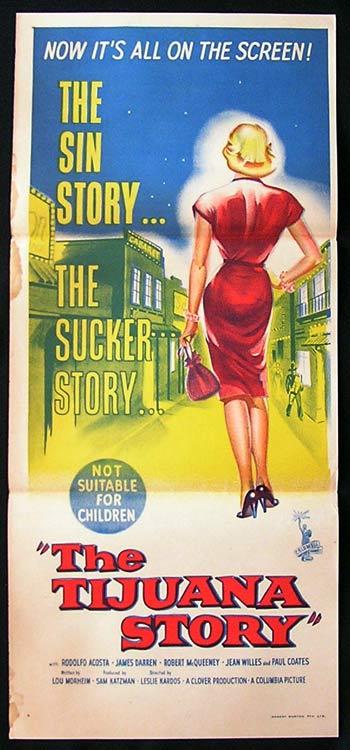 THE TIJUANA STORY 1957 Film Noir daybill Movie Poster