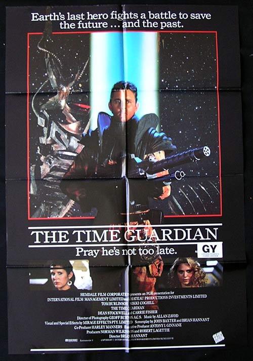 TIME GUARDIAN 1987 Tom Burlinson RARE Movie poster