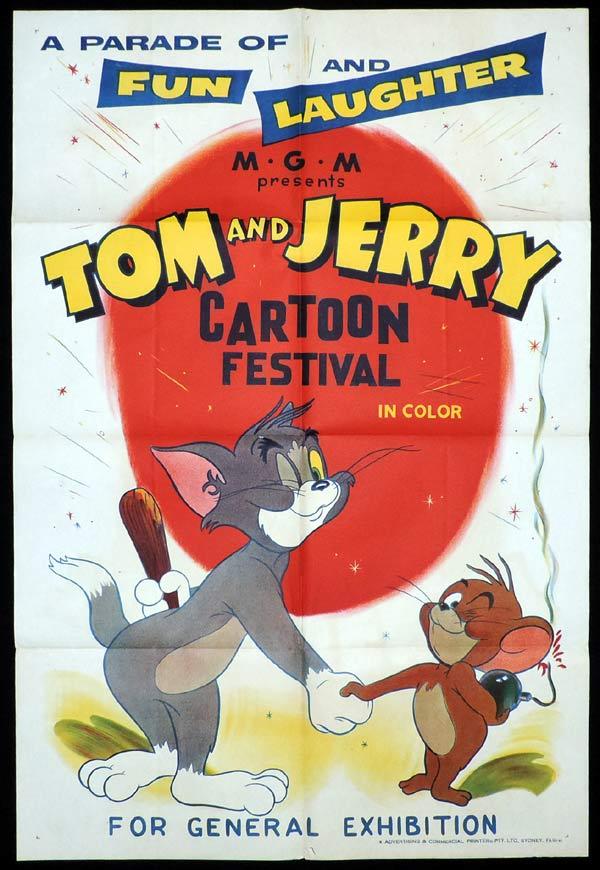 TOM AND JERRY CARTOON FESTIVAL One Sheet Movie Poster  - Moviemem  Original Movie Posters