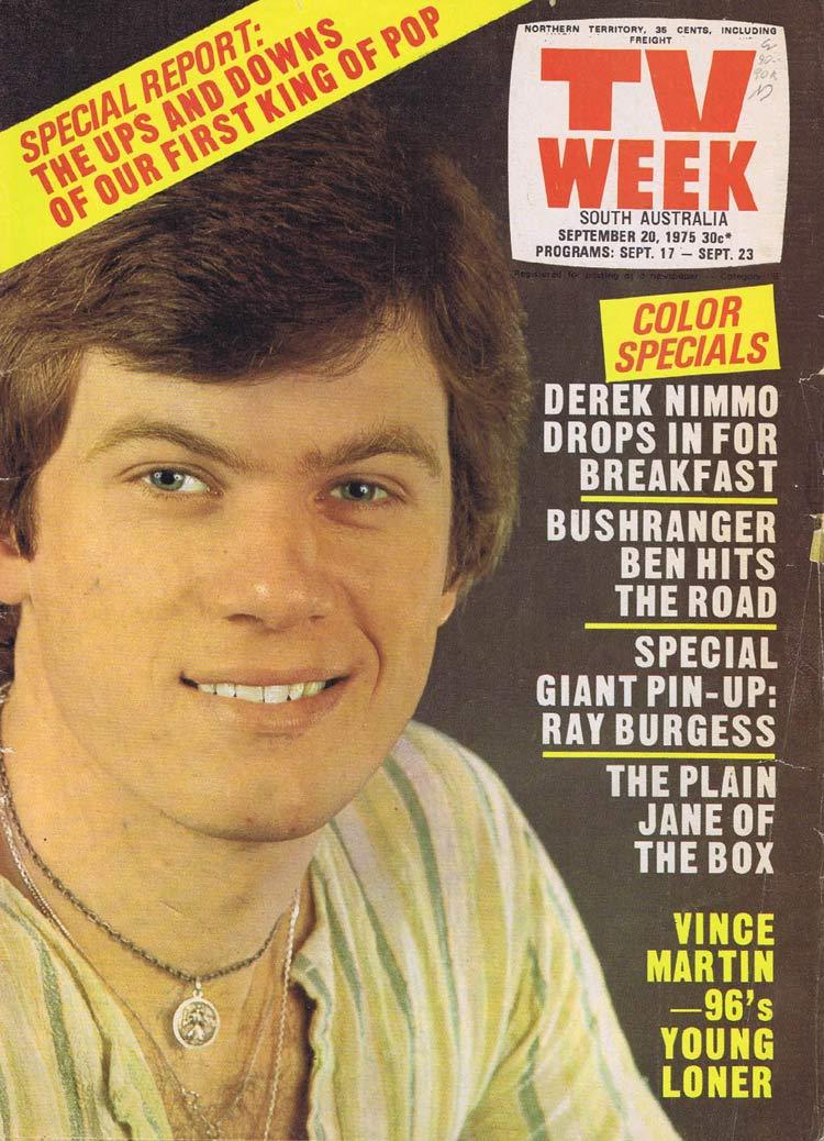 TV TIMES MAGAZINE Sept 20 1975 Vince Martin Derek Nimmo Ray Burgess