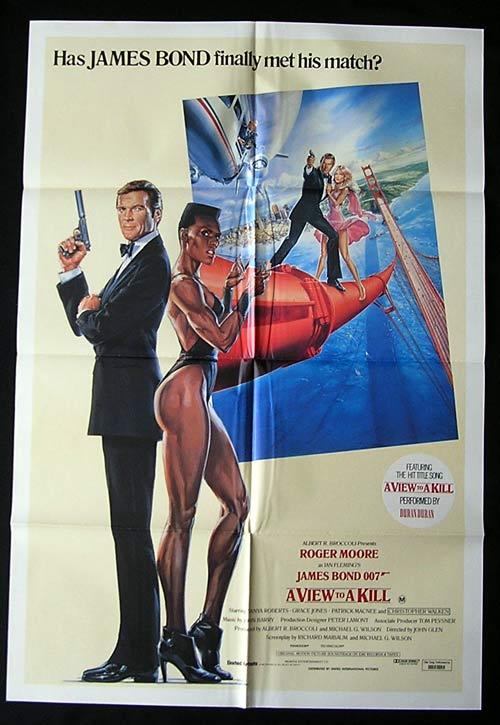 A VIEW TO A KILL 1985 James Bond Australian One sheet poster