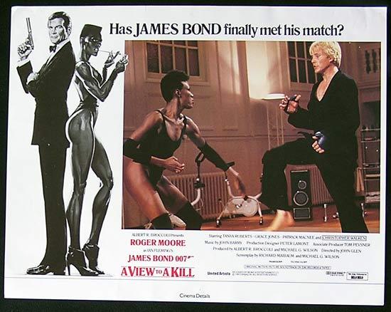 A VIEW TO A KILL 1985 James Bond RARE British Lobby Card 3