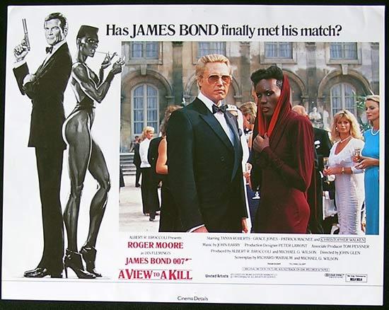 A VIEW TO A KILL 1985 James Bond RARE British Lobby Card 7