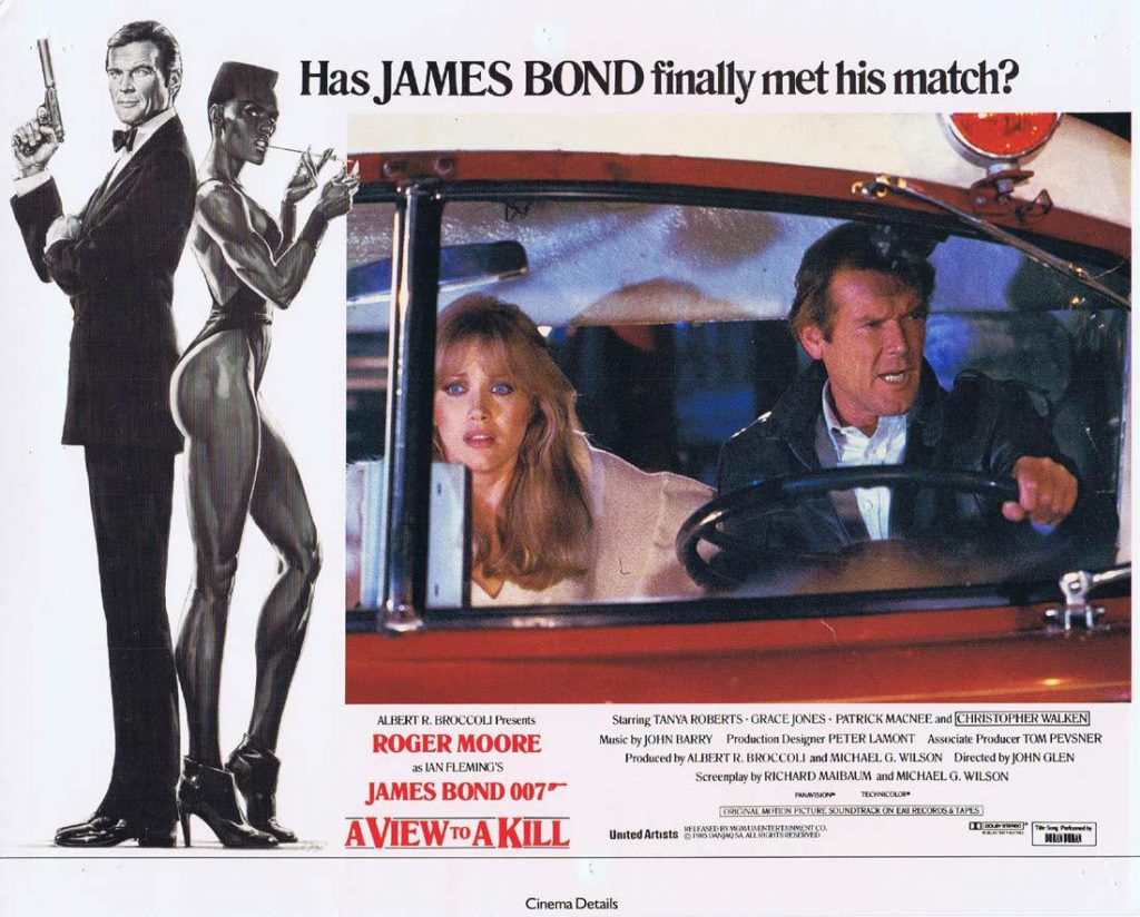 A VIEW TO A KILL British Lobby Card 6 1985 James Bond | Moviemem ...