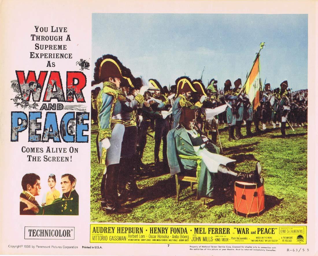 WAR AND PEACE Original Lobby Card 7 Audrey Hepburn Henry Fonda