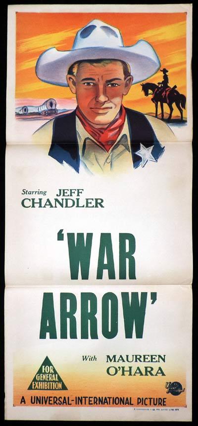WAR ARROW Daybill Movie Poster Jeff Chandler Western