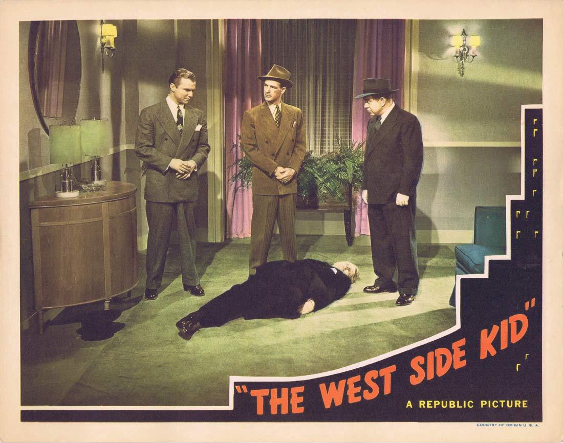 THE WEST SIDE KID Original Lobby Card 2 Don “Red” Barry Henry Hull Dale Evans 1943