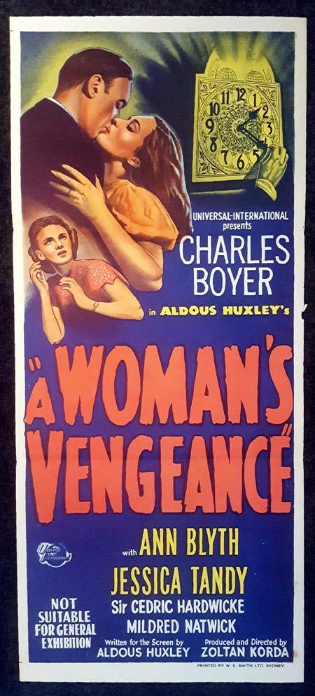 A WOMANS VENGEANCE Daybill Movie Poster Charles Boyer 1948