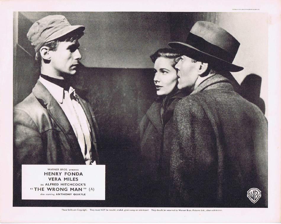 THE WRONG MAN Front of House Movie Still 3 8 x 10 Henry Fonda Alfred Hitchcock