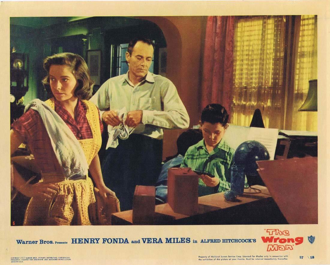 THE WRONG MAN Lobby Card 5 1956 Alfred Hitchcock