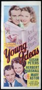 YOUNG IDEAS Original Daybill Movie Poster Susan Peters Mary Astor Marchant Graphics