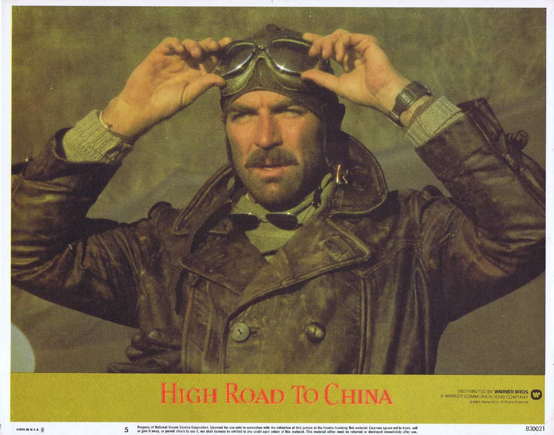 HIGH ROAD TO CHINA Original Lobby Card 5 Tom Selleck Bess Armstrong