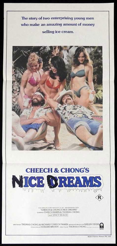 NICE DREAMS Original Daybill Movie Poster Cheech and Chong