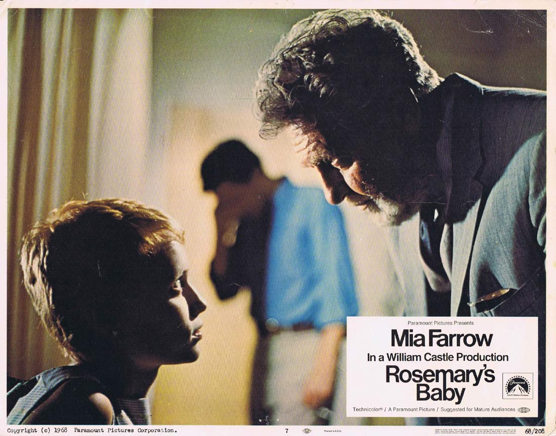ROSEMARY’S BABY Original Lobby Card 7 Mia Farrow Roman Polanski