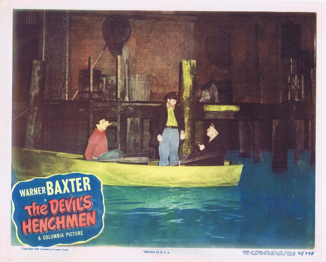 THE DEVIL’S HENCHMEN Original US Lobby Card 4 Warner Baxter Mary Beth Hughes
