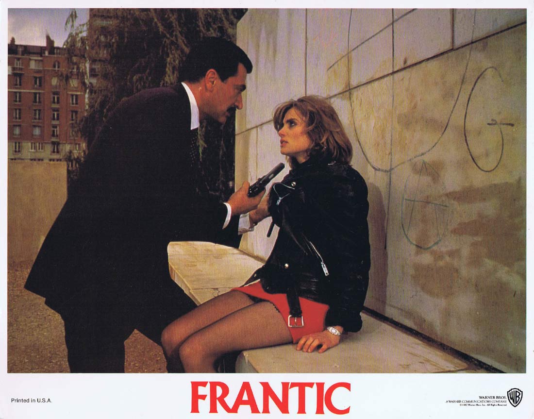 FRANTIC Lobby Card 2 Harrison Ford Roman Polanski
