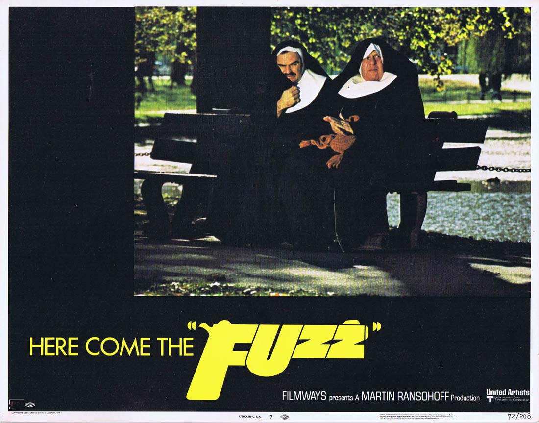 FUZZ Original US Lobby Card 7 Burt Reynolds Yul Brynner