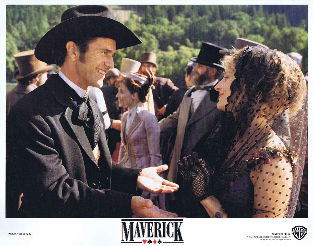 MAVERICK Lobby Card 2 Mel Gibson Jodie Foster