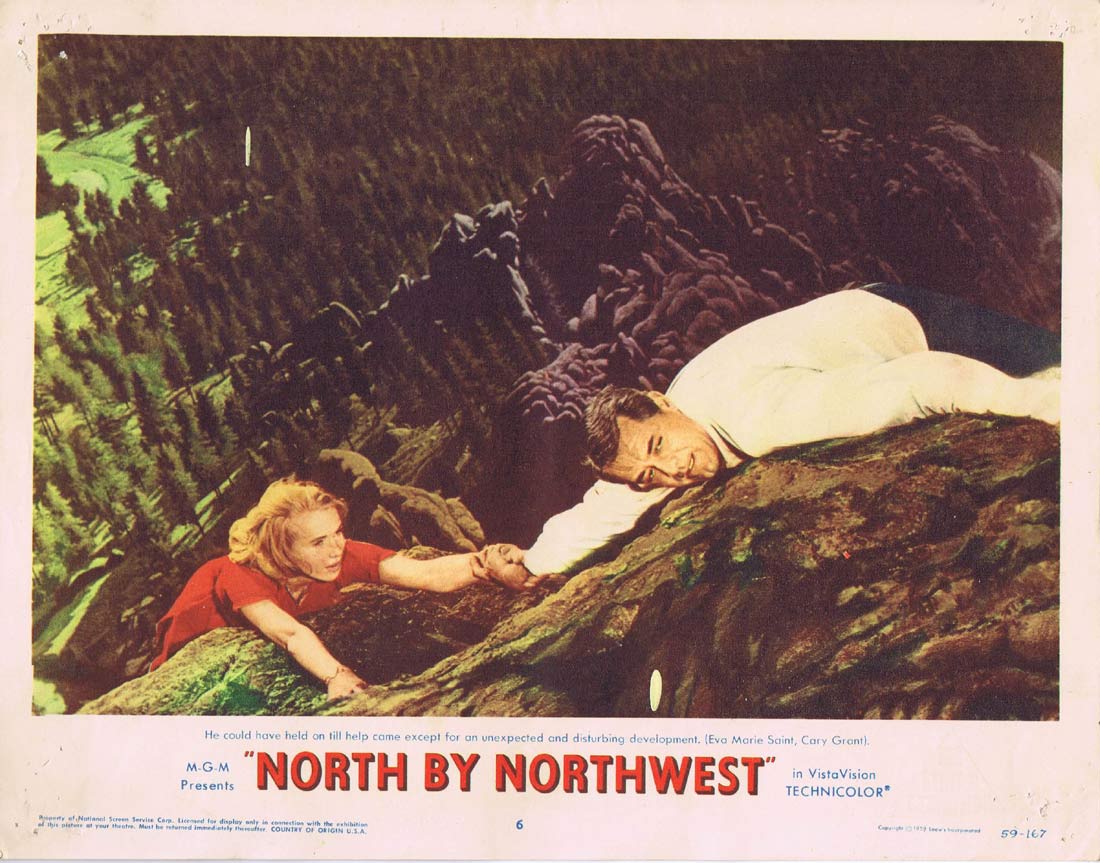 NORTH BY NORTHWEST Lobby Card 6 1959 Alfred Hitchcock Cary Grant