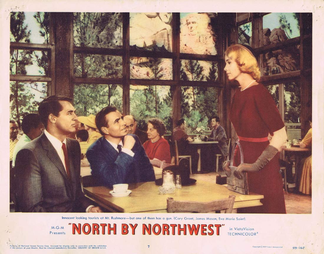 NORTH BY NORTHWEST Lobby Card 7 1959 Alfred Hitchcock Cary Grant