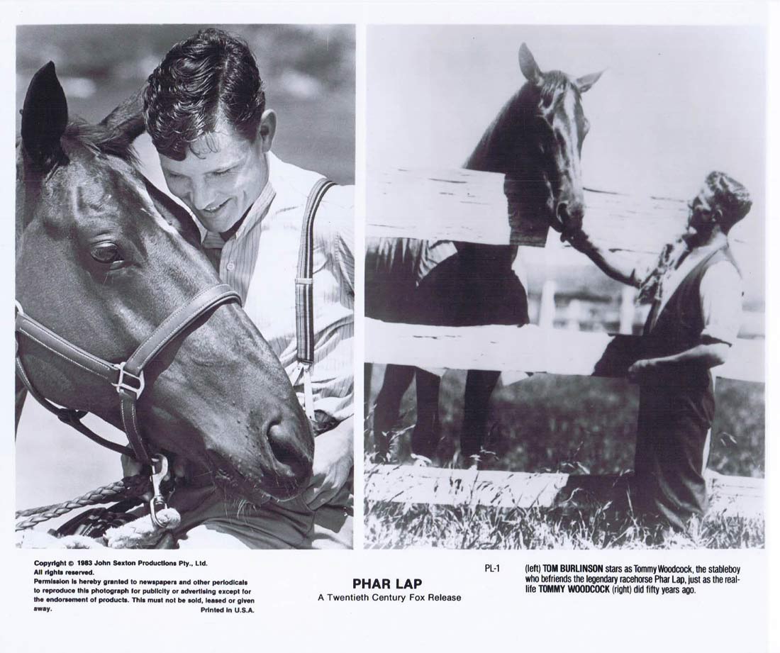 PHAR LAP Original Movie Still 24 Horse Racing Tom Burlinson