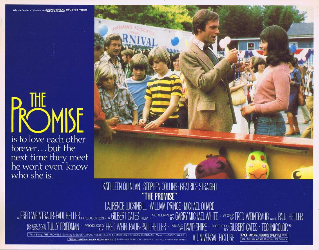 THE PROMISE Original Lobby Card 3 Kathleen Quinlan Stephen Collins